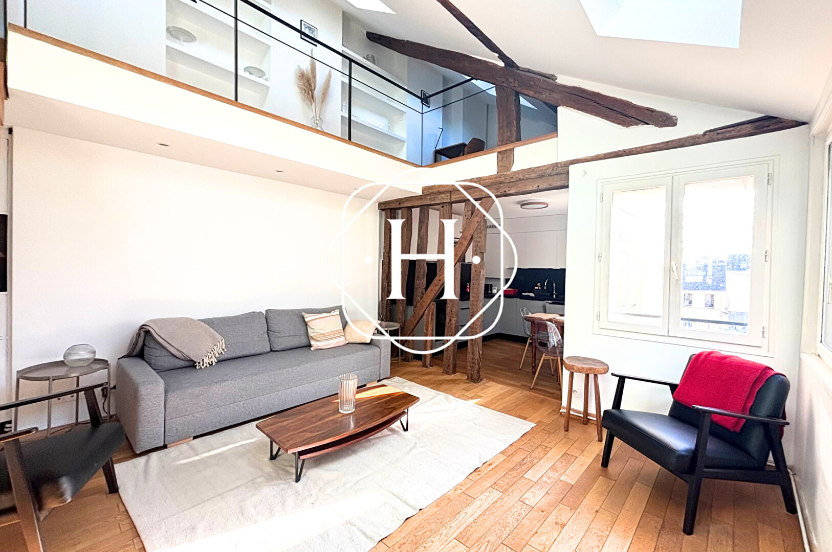 Appartement 3 pièces + coin nuit/bureau – meublé – VERSAILLES